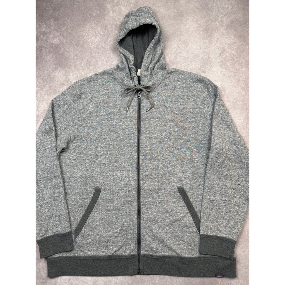 Faherty The Double Knit Full Zip Hoodie Heathered Gray Men ‎ XXL Classic Cozy